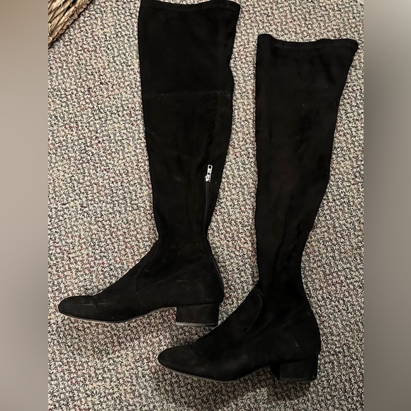 PRICE DROP ❤️Steve Madden Women’sGeorgette, Black Over The Knee Boots, Size 8.5M - Picture 1 of 9